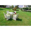 2017 Lovely Design Patio Garden 6 Seaters Dining Set Poly Rattan Wicker Furniture